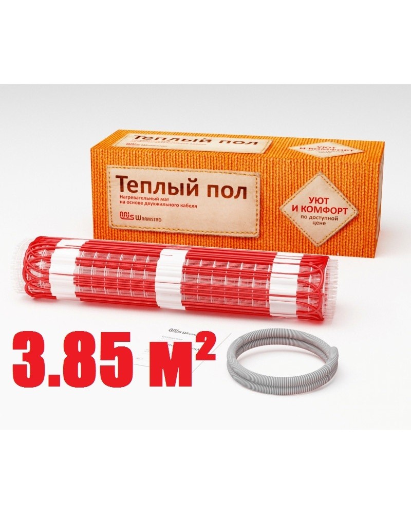 Нагревательный мат Warmstad WSM 580 Вт/3,85 кв.м