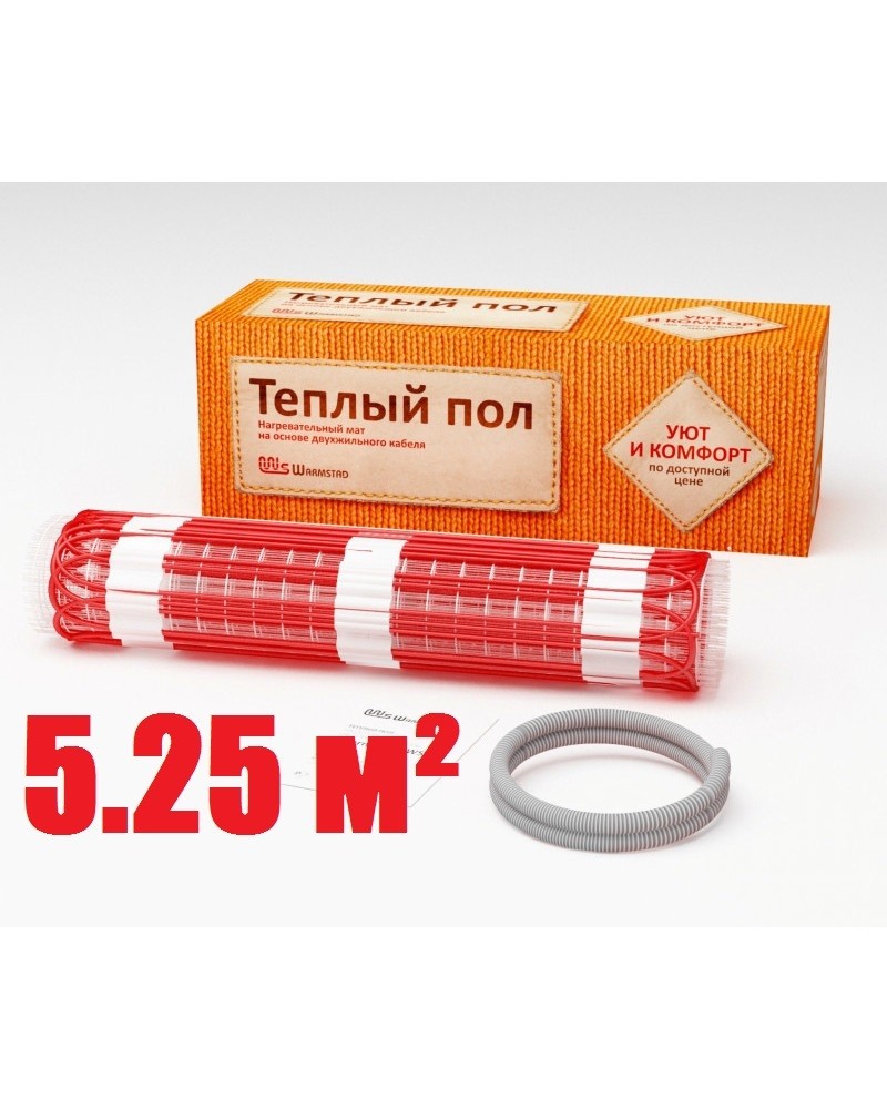 Нагревательный мат Warmstad WSM 790 Вт/5,25 кв.м