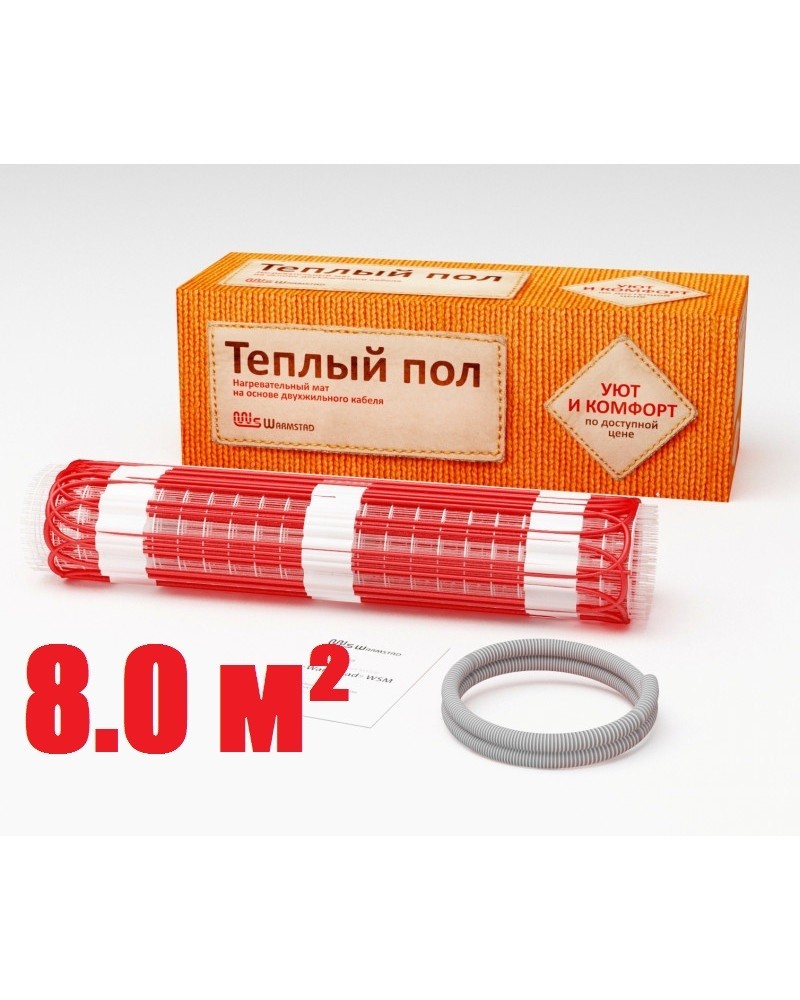 Нагревательный мат Warmstad WSM 1210 Вт/8,00 кв.м