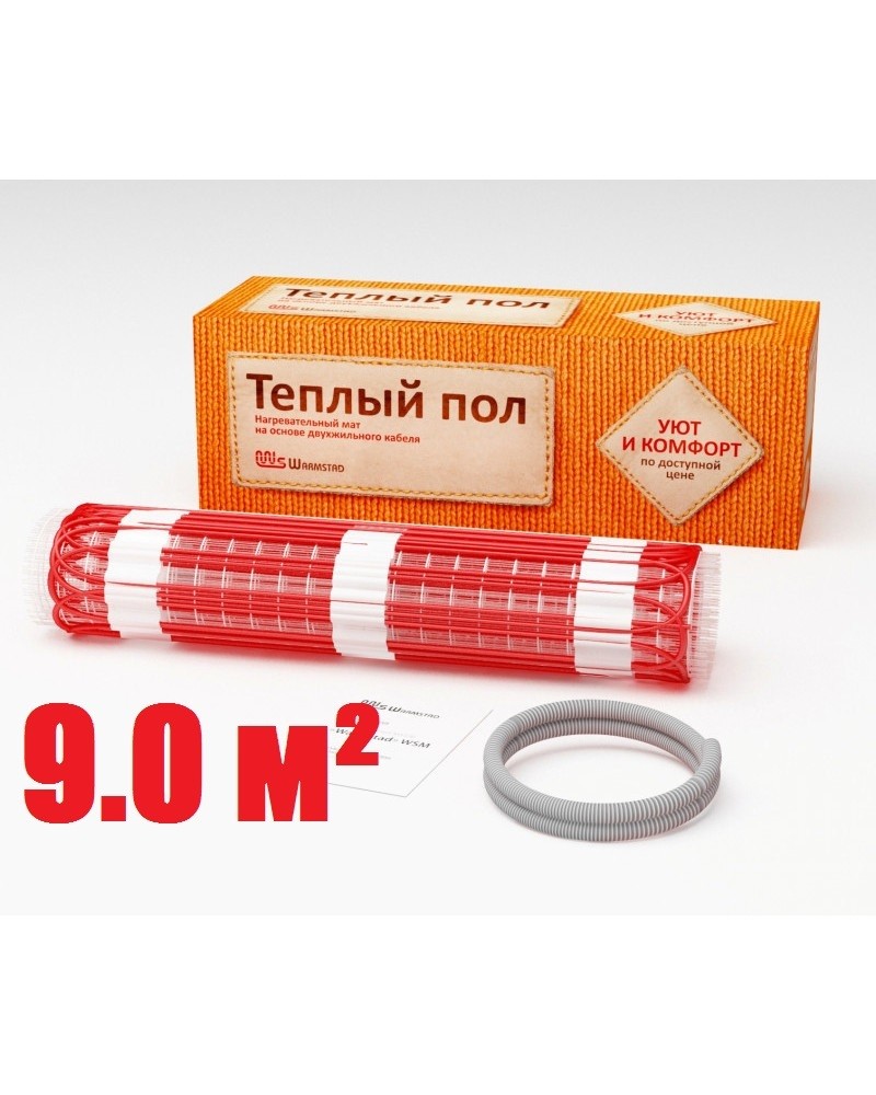 Нагревательный мат Warmstad WSM 1360 Вт/9,00 кв.м